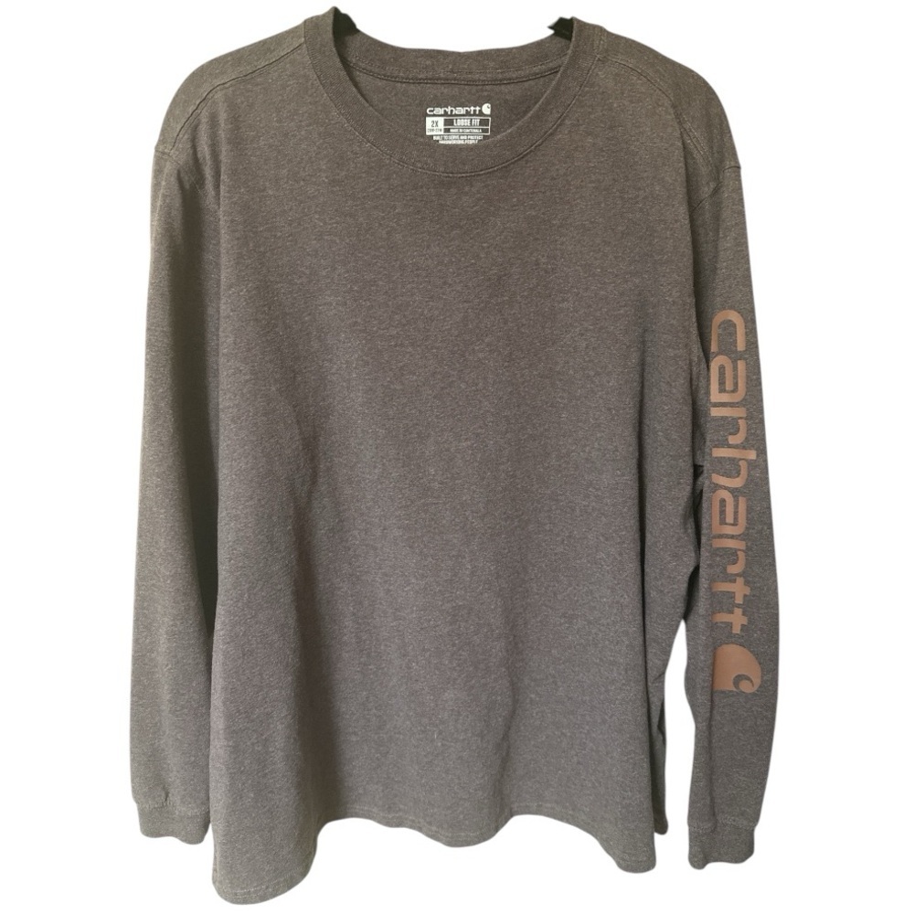 Carhartt Loose Fit Long Sleeve Shirt Purple Size: 2X  (20W-22W)